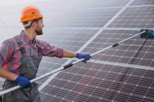 Professional solar panel cleaning service in Adelaide