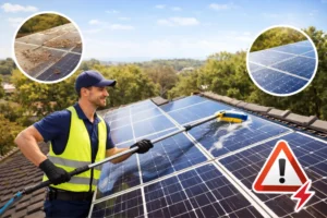 Solar panel cleaning in Adelaide for improved efficiency