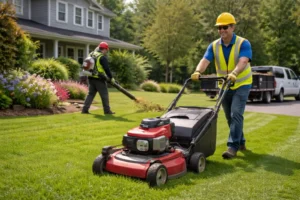 Professional lawn mowing service in Adelaide