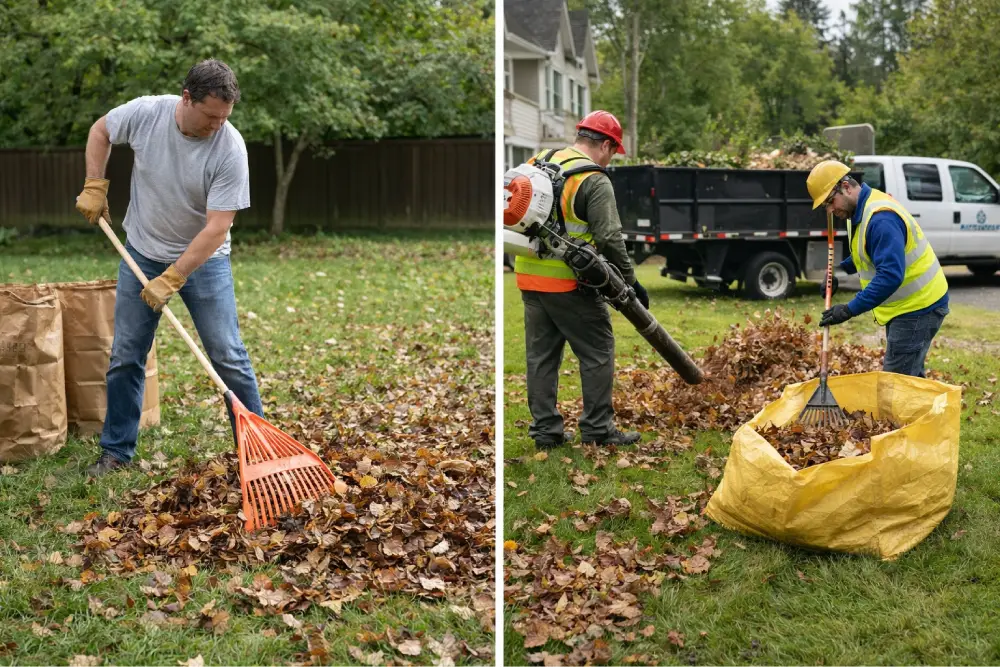 DIY vs Professional Lawn Clean Up Service:Which Is Better?