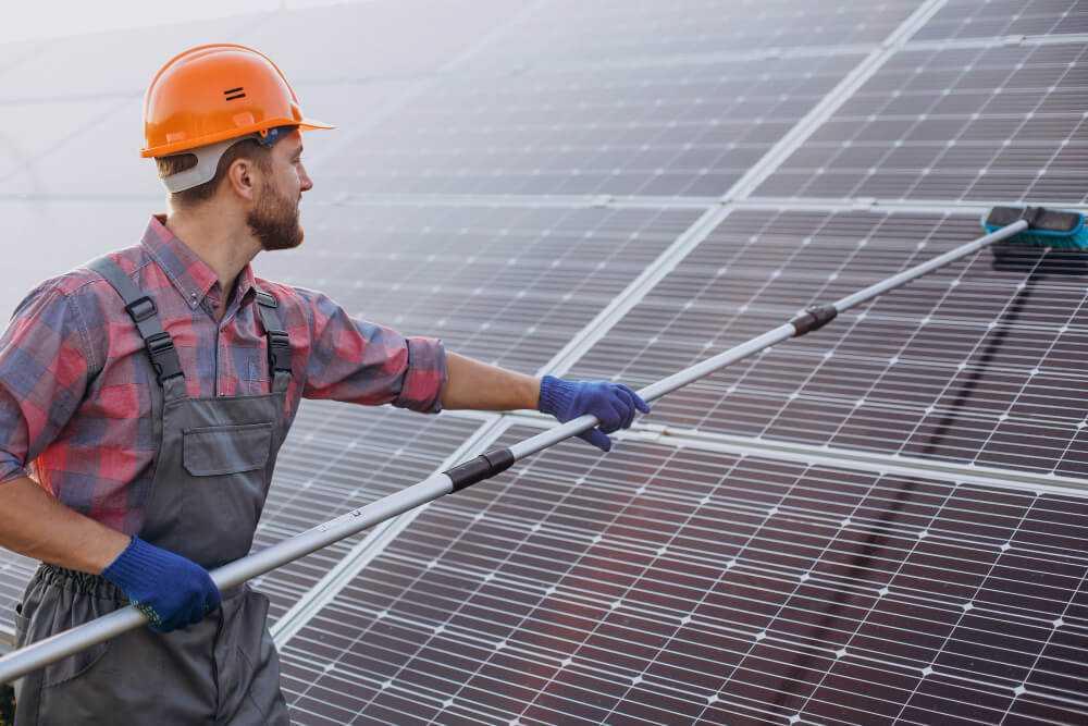 Professional solar panel cleaning service in Adelaide