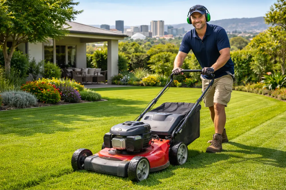 Professional lawn mowing services in Adelaide